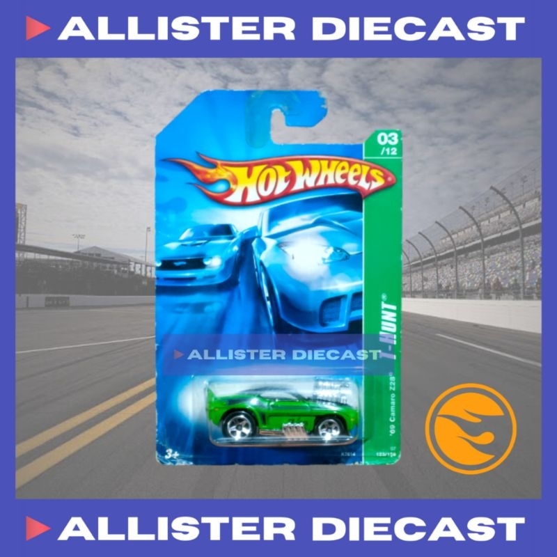 TREASURE HUNT Hot Wheels 69 Camaro Z28 T Hunt Hotwheels Tooned 69