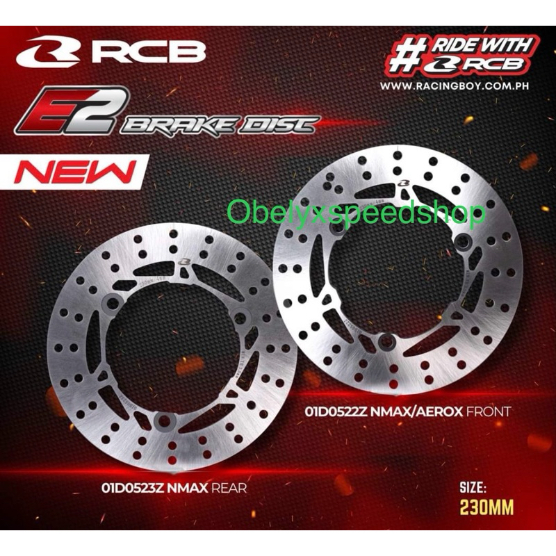 Front Rear Disc Brake Disc Disc RCB E2 Yamaha NMax Aerox 155 Lexi