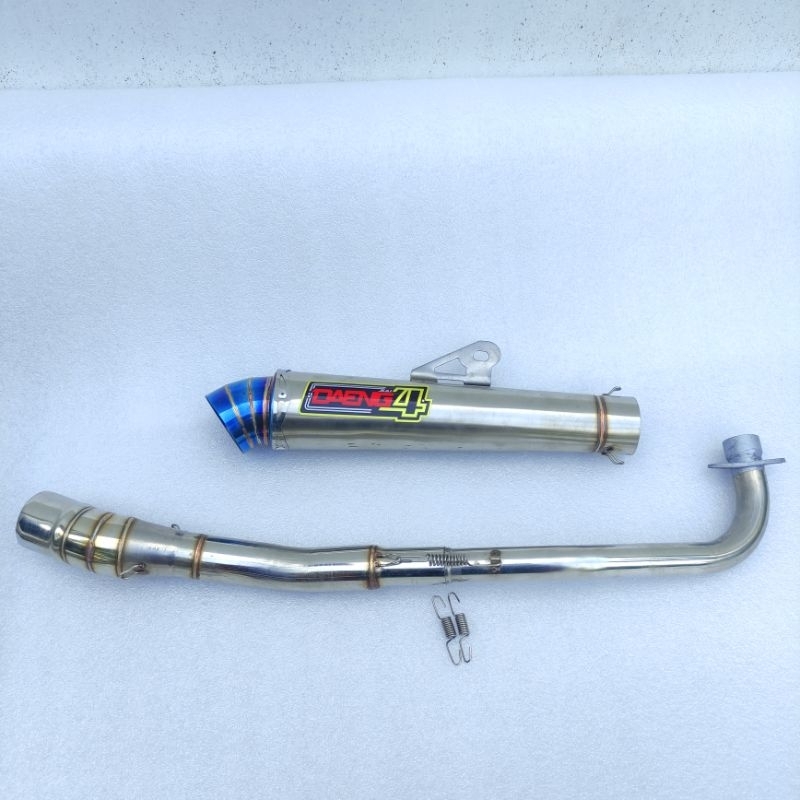 51mm Canister Pipe Daeng Sai 4 Open Pipe And Big Elbow Low Mount Wave