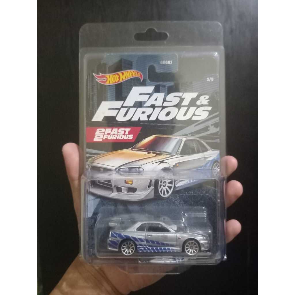 Hot Wheels Fast Furious Nissan Skyline GT R BNR R Brian O