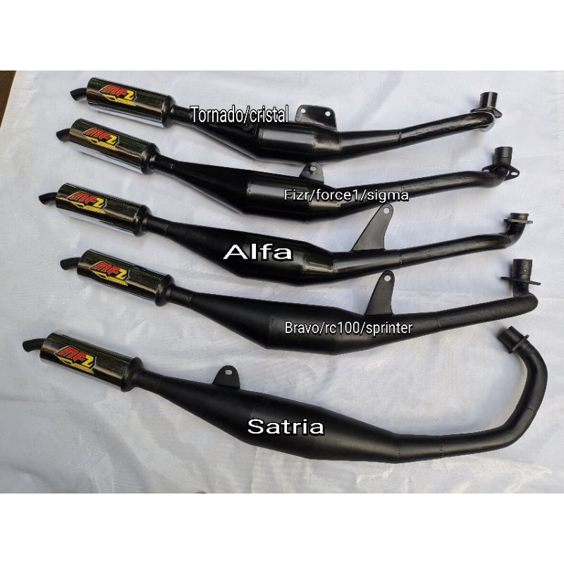 Exhaust Force1 Sigma Alfa Bravo Rc100 Sprinter Tornado Cristal Satria 2