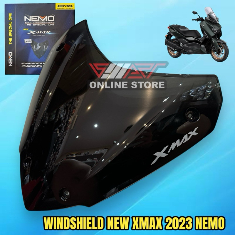 Windshield YAMAHA NEW XMAX 2023 NEMO Shopee Malaysia