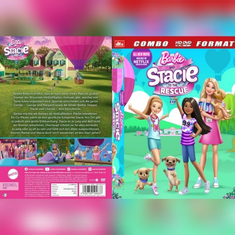 Barbie AND STACIE TO THE RESCUE Animated Film Cassette 2024 HD