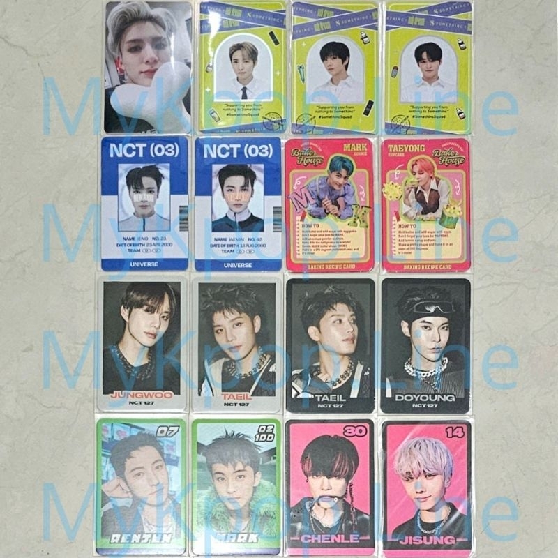 Jeno Bones Bandina Istj Pob Bundle Photocard Pc Official Pvc Benefit