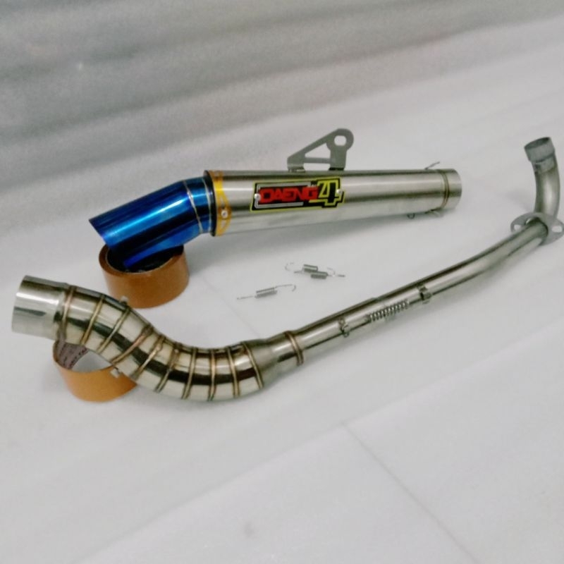 Open Spec Daeng Sai4 Exhaust Maximum For Xrm 125 Xrm 110 Wave 125 Wave