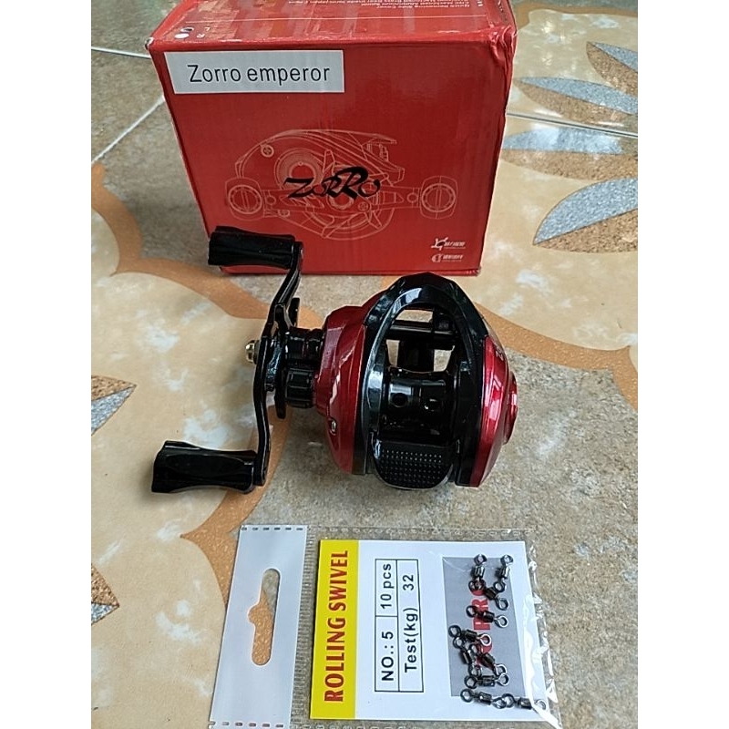 Reel Bc Zorro Hautton Drag Clicker Handle Left Shopee Malaysia