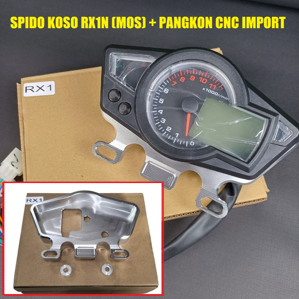 Spido Koso Rx N Set Cnc Import Cover Speedometer Digital Mount