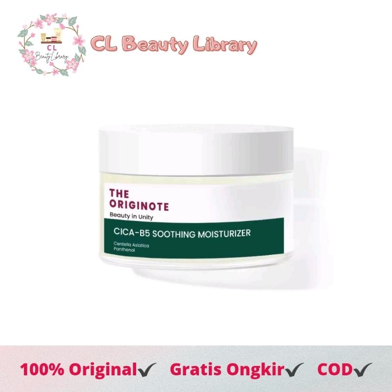 The Originote Cica B Soothing Moisturizer Shopee Malaysia