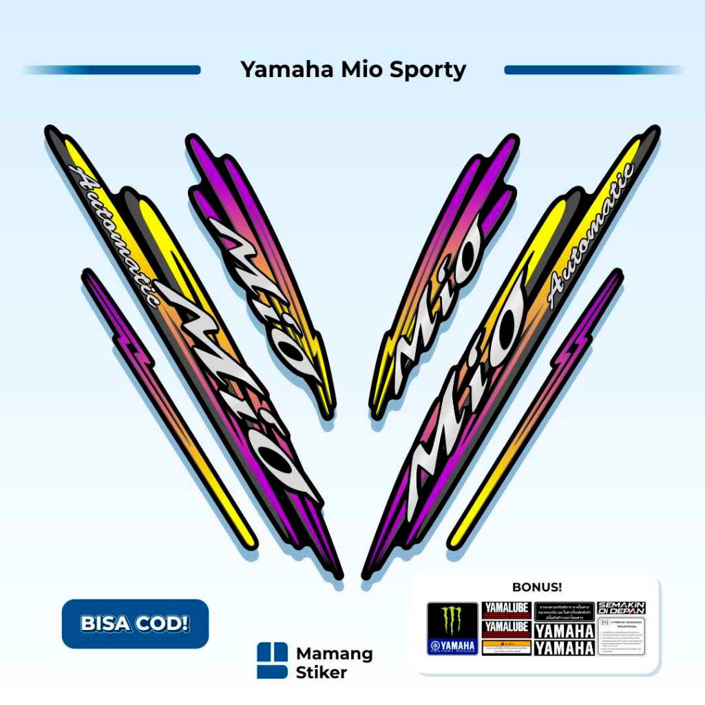 Striping Mio Sporty Variation Thailand Fire Vietnam Original Amore