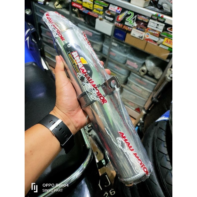 Original Ahau Racing Exhaust Slenser Shopee Malaysia