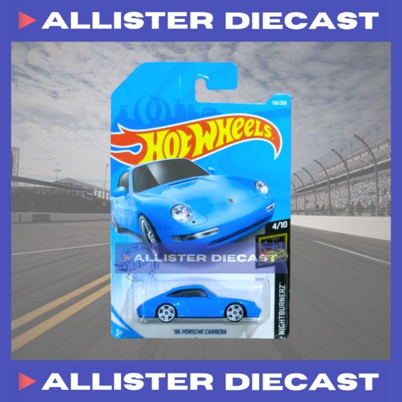 Hot Wheels 96 Porsche Carrera Blue Hotwheels Porsche Carrera Blue HW