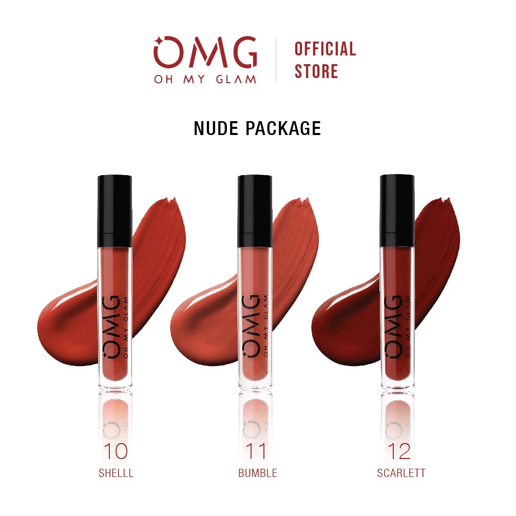 Star Shop OMG OH MY GLAM Matte Kiss Lip Cream Nude Package Lip Cream