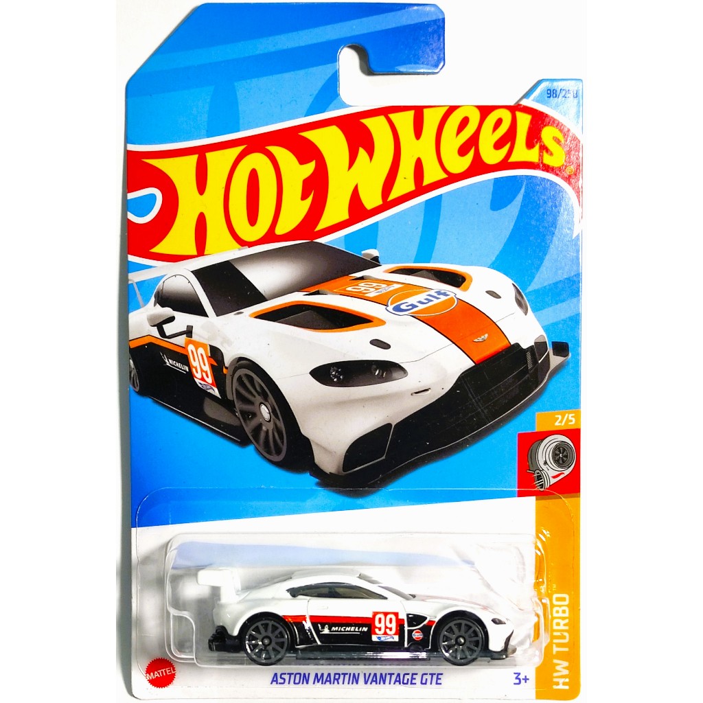 Hot Wheels Aston Martin Vantage Gte Gulf Hw Turbo Shopee Malaysia