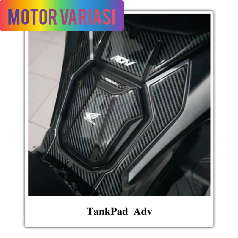 Tankpad Deckpad Sticker Honda Adv 150 Carbon Resin Premium Quality