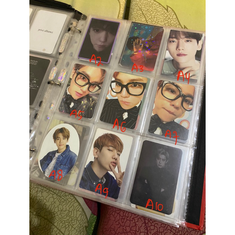 Photocard PC BAEKHYUN CHANYEOL SEHUN KAI EXO ALBUM And NON ALBUM