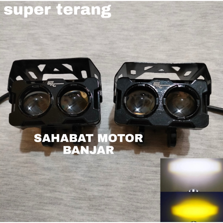 Putih Mata Laser Lamp D V V Sgl Eyes Waterproof Super Bright