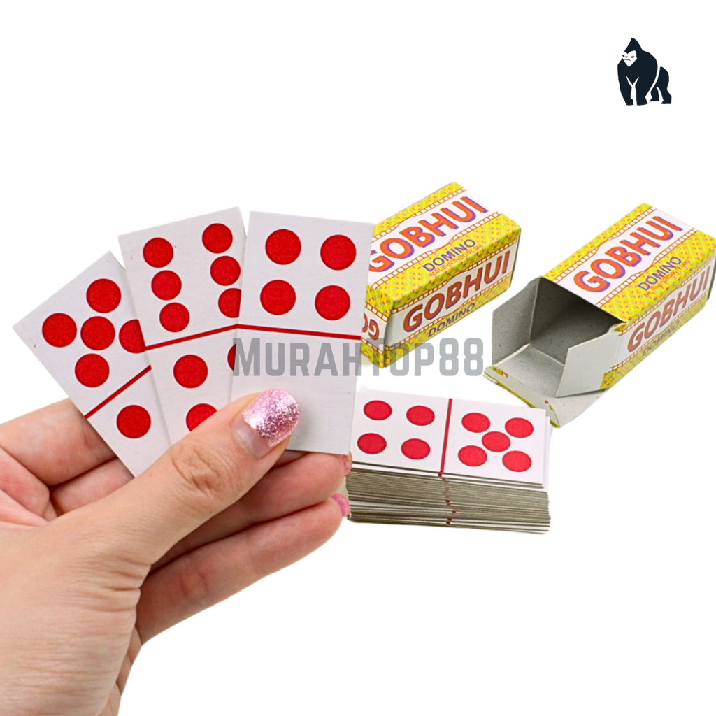 Gobhui Domino Card Gaple Set Card Gapleh Toy Card Playing Card Shopee