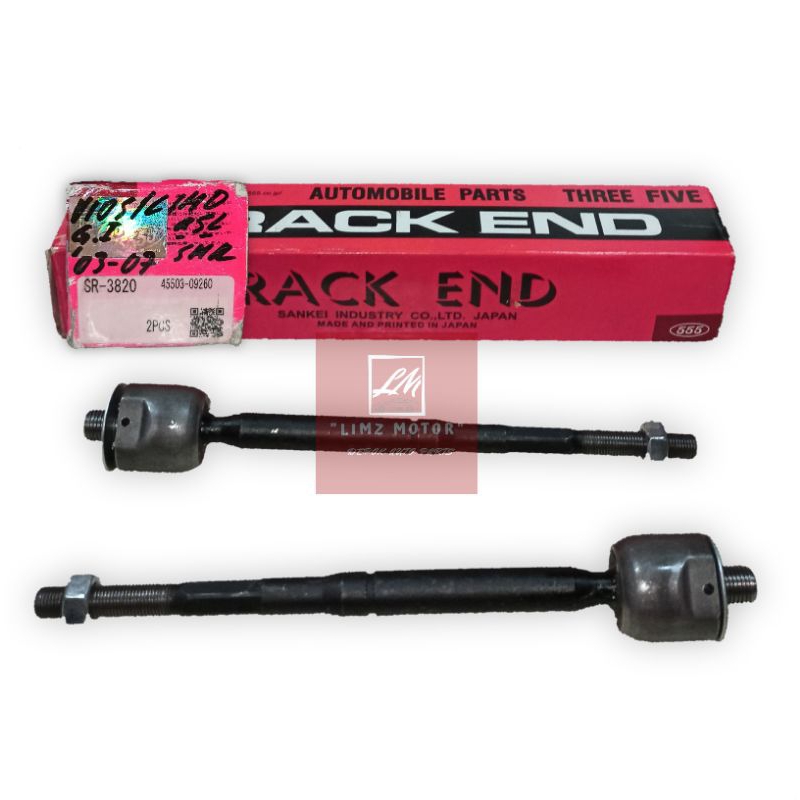 Long Tie Rod Rack End Toyota Vios Old Xenia Japan Shopee