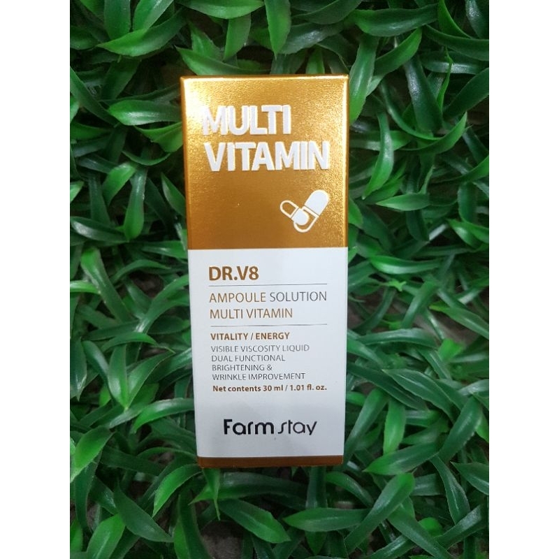 Farmstay DR V8 Ampoule Solution Multi Vitamin 30ml Shopee Malaysia