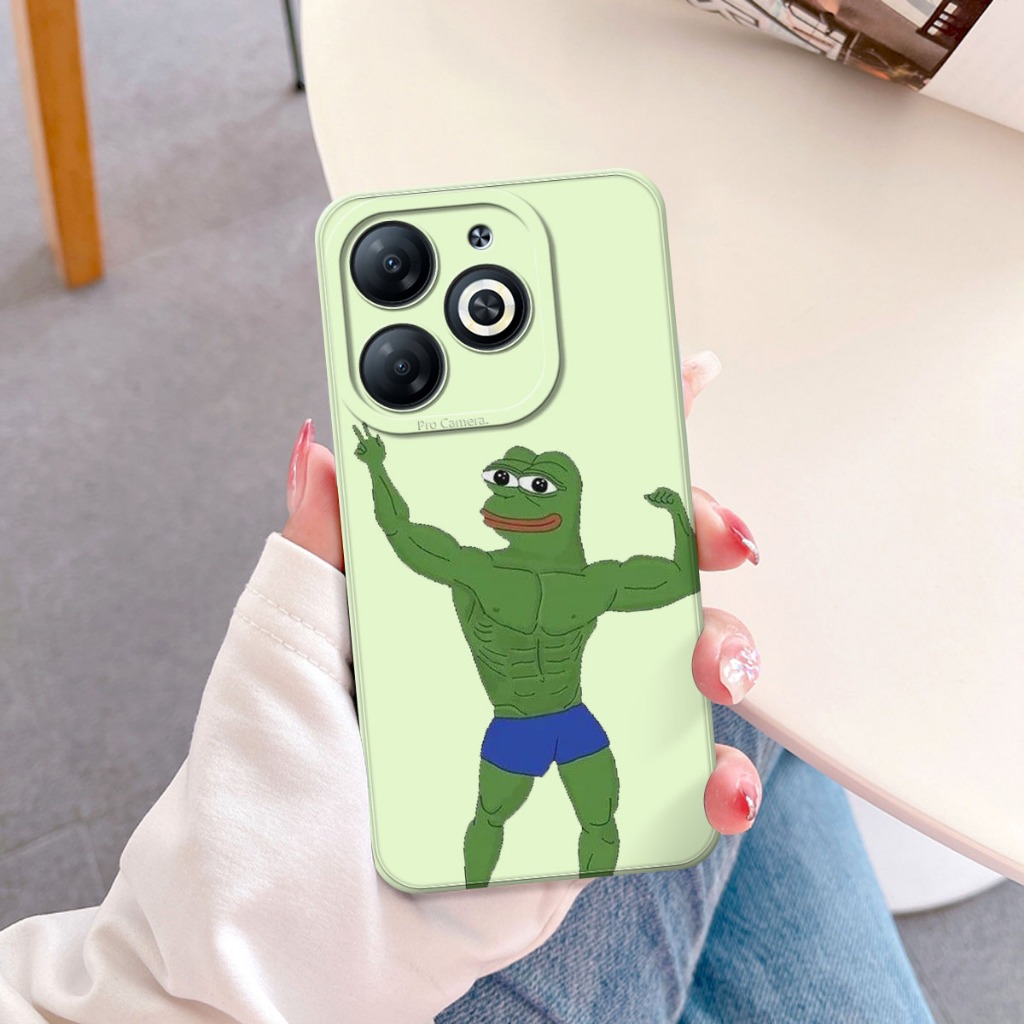 Fa Itel P G Nfc Procamera Silicon Case Face Ugly Frog Other