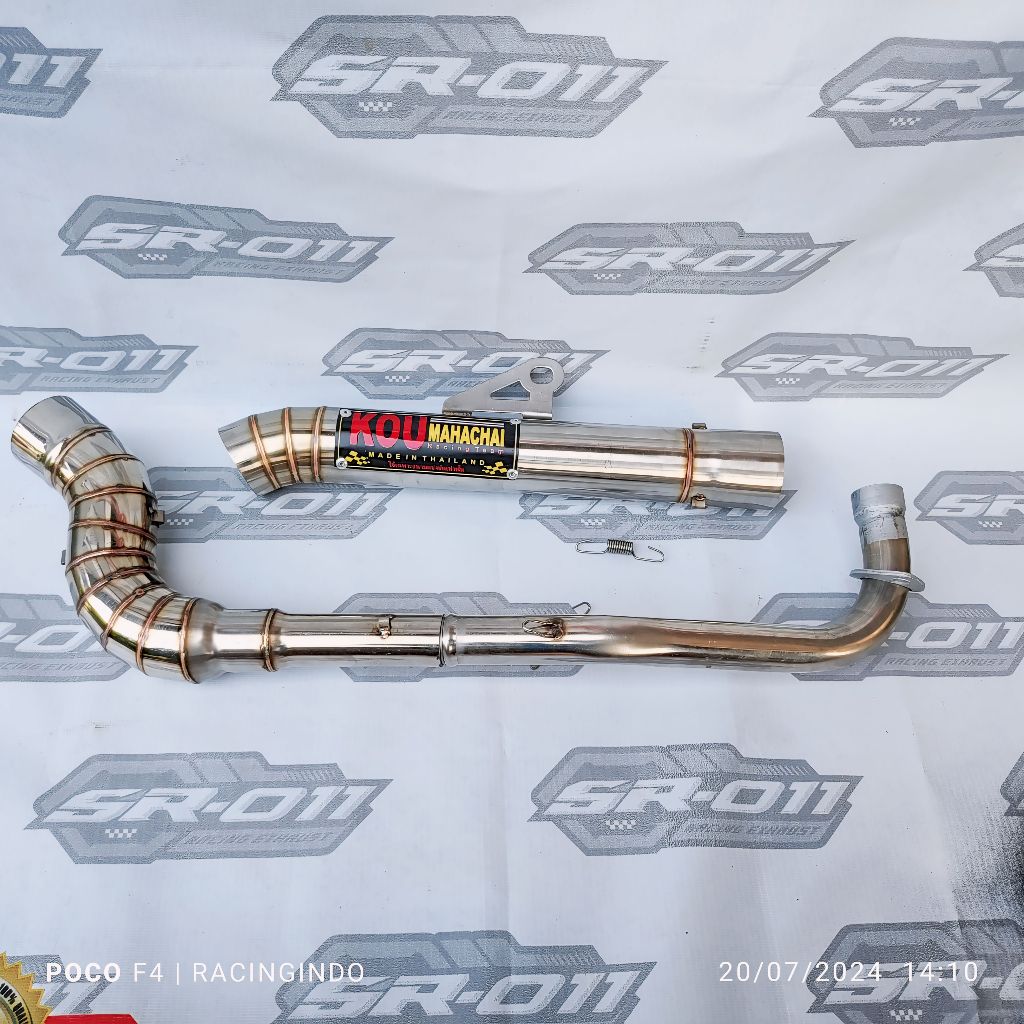 Kou Mahachai Super Open Ds Exhaust Racing Set Open Spec For Xrm