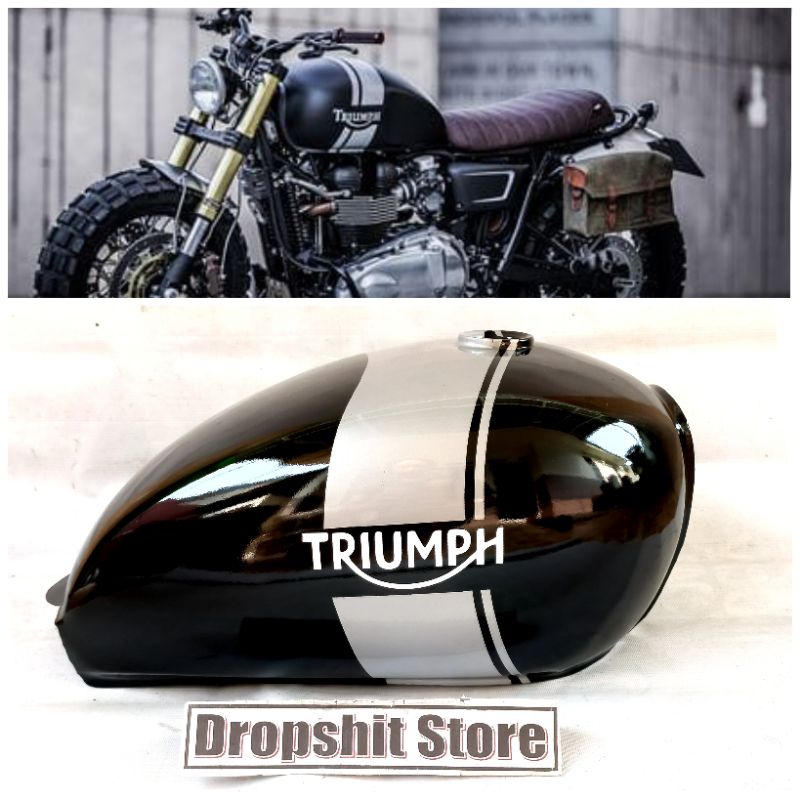 Custom Japstyle Triumph Royal Enfield Bobber Bratstyle Tank Shopee