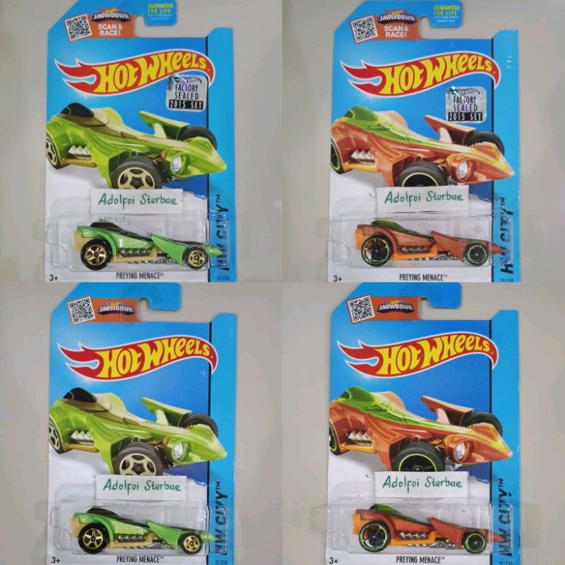 Hotwheels Hot Wheels Preying Menace Hw City Factory Sealed Shopee