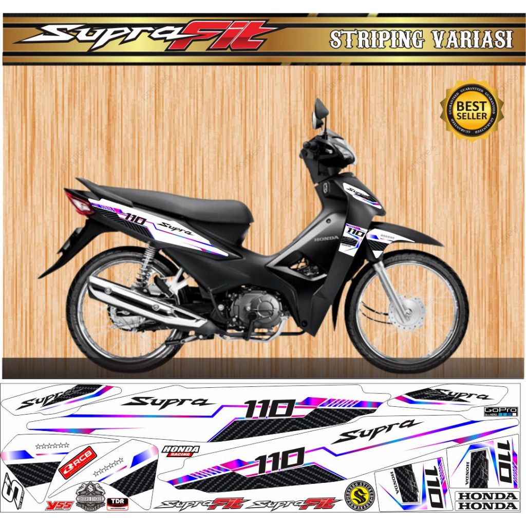 Honda Supra Fit Striping Sticker New Sticker Variation Of Striping List