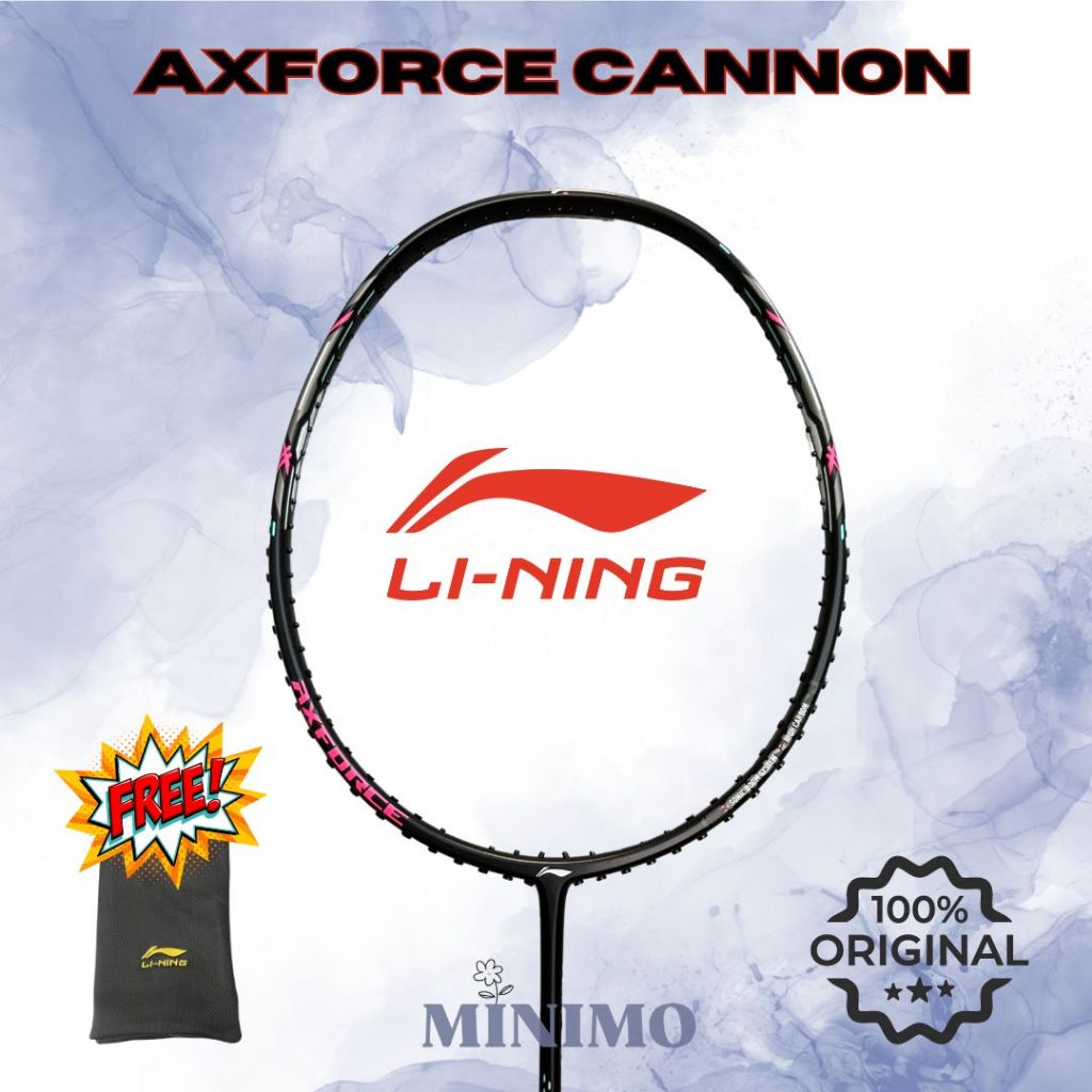 Badminton Lining Axforce Cannon Racket Original Shopee Malaysia