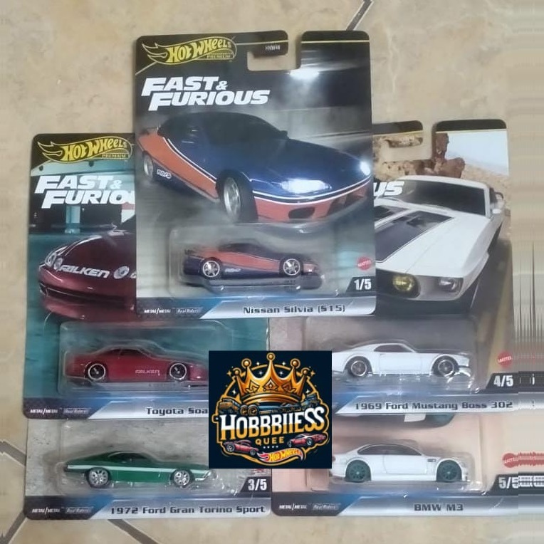 Hot Wheels Fast Furious Premium Series Complete Set Shopee Malaysia