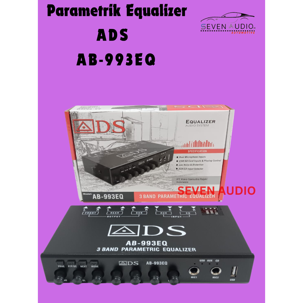 Parametric Preamp ADS AB 993EQ Bluetooth Equalizer High Quality