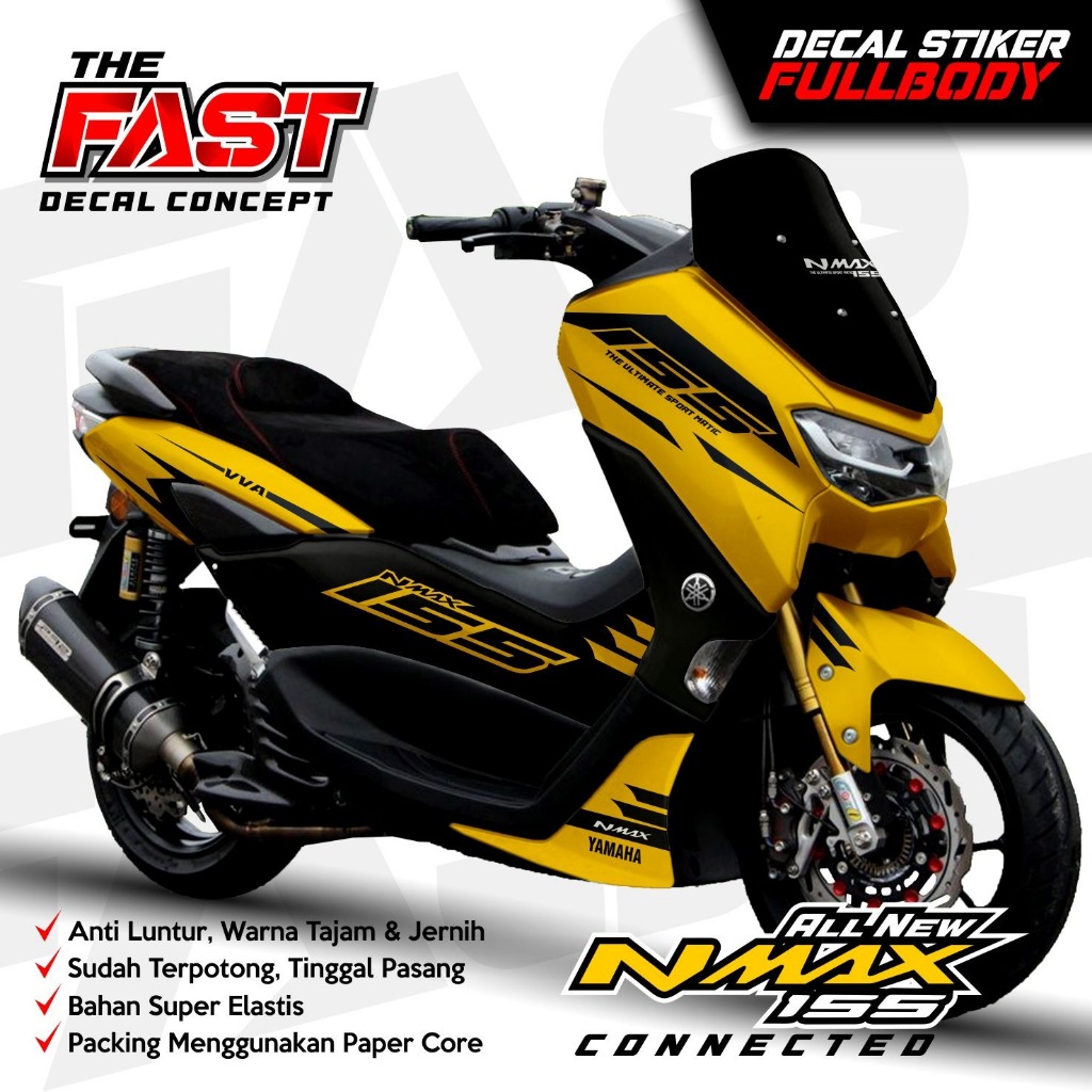 Decal Nmax New Full Body Sticker The Latest Yamaha Nmax Motorcycle