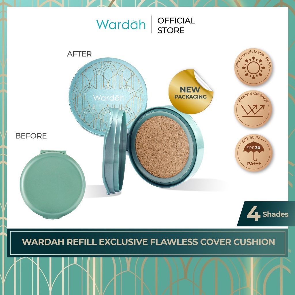 Wardah Exclusive Flawless Cover Cushion Refill Shopee Malaysia