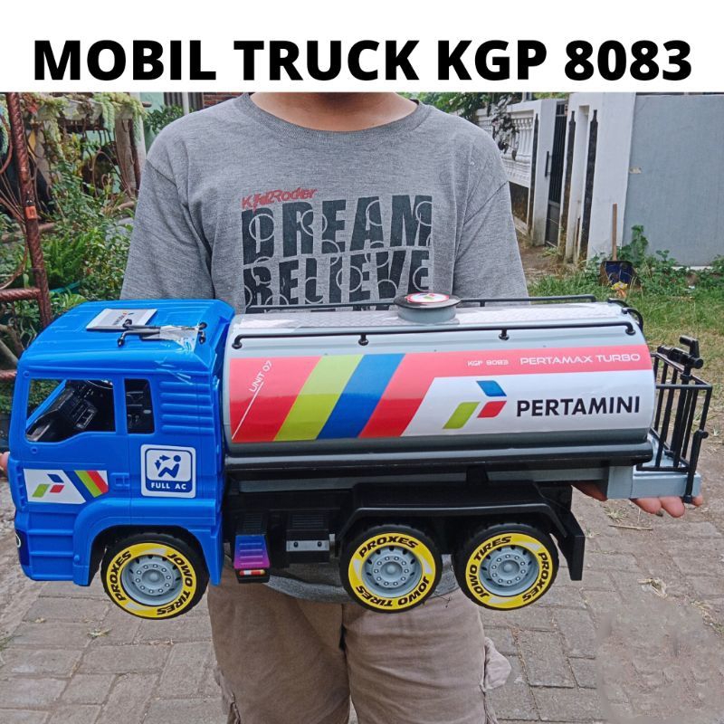 Toy Car Truck Tank Truck Pertamina Large Car Tanker Kgp Shopee