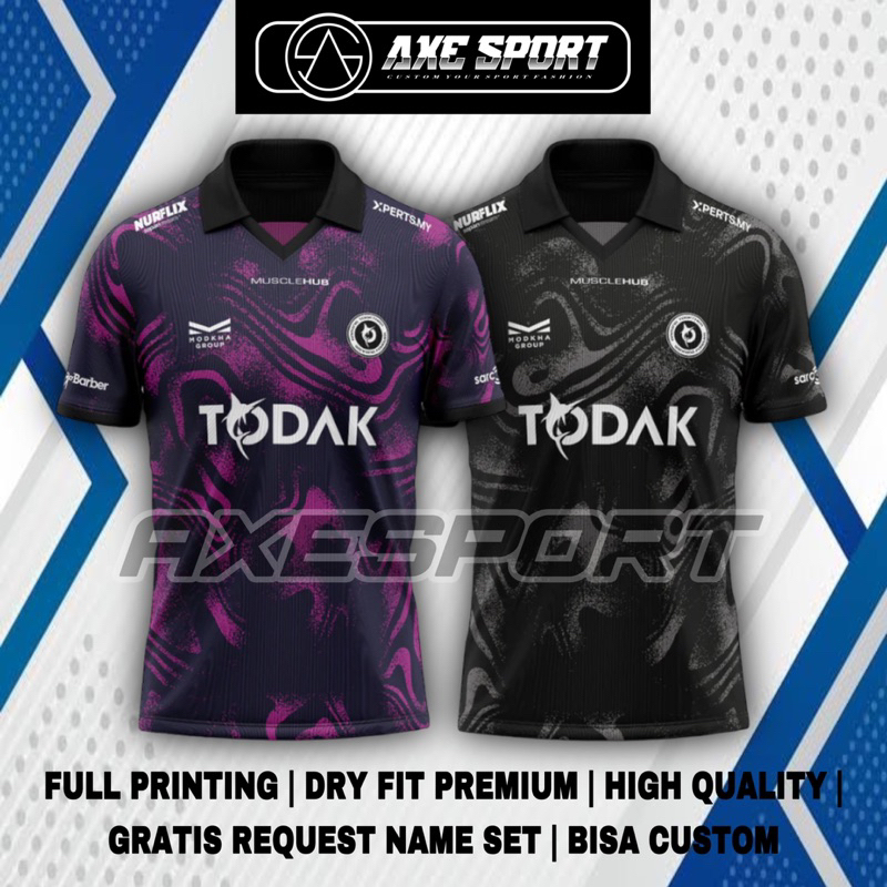 New Todak Malaysia Esport T Shirt Jersey Full Printing Free