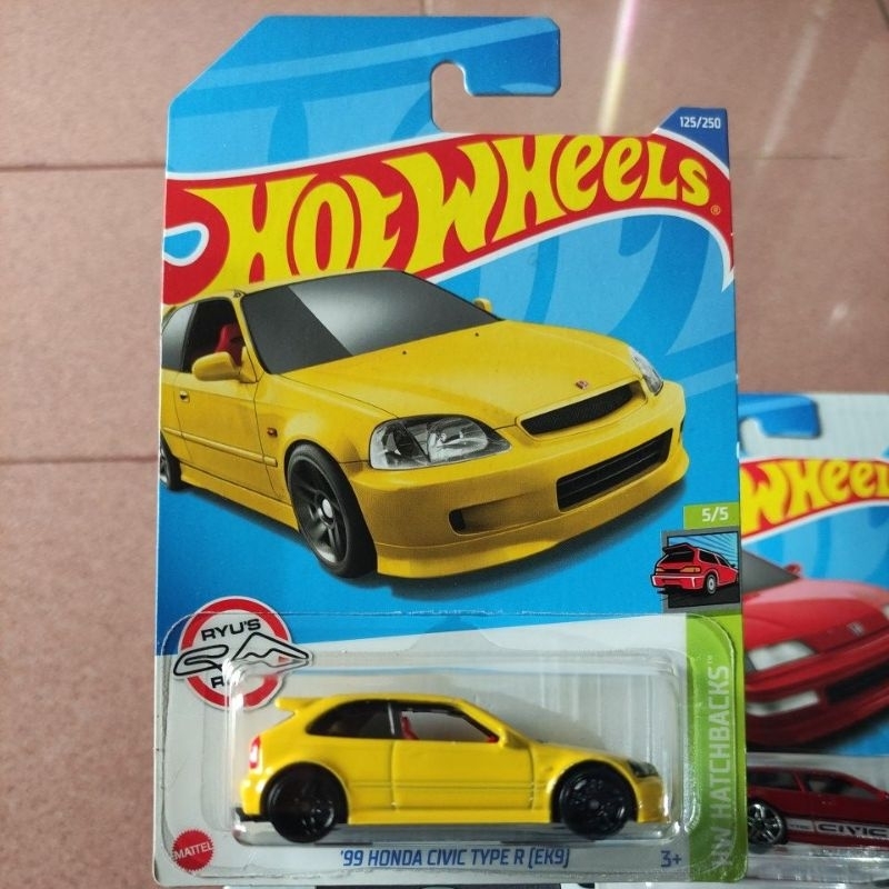 Hot WHEELS 99 HONDA CIVIC TYPE R EK9 HW HATCHBACKS Shopee Malaysia