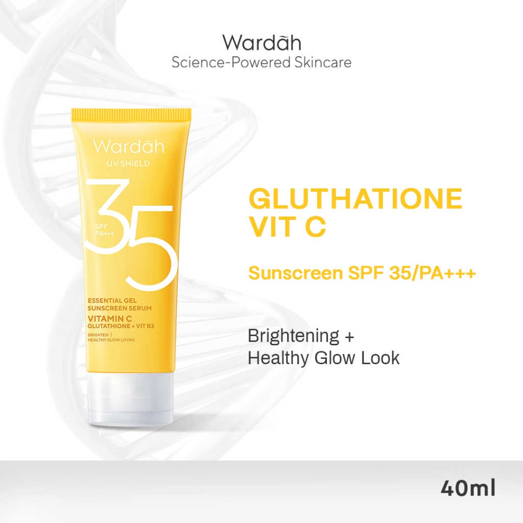 Mfi Wardah Uv Shield Essential Sunscreen Gel Spf Pa New