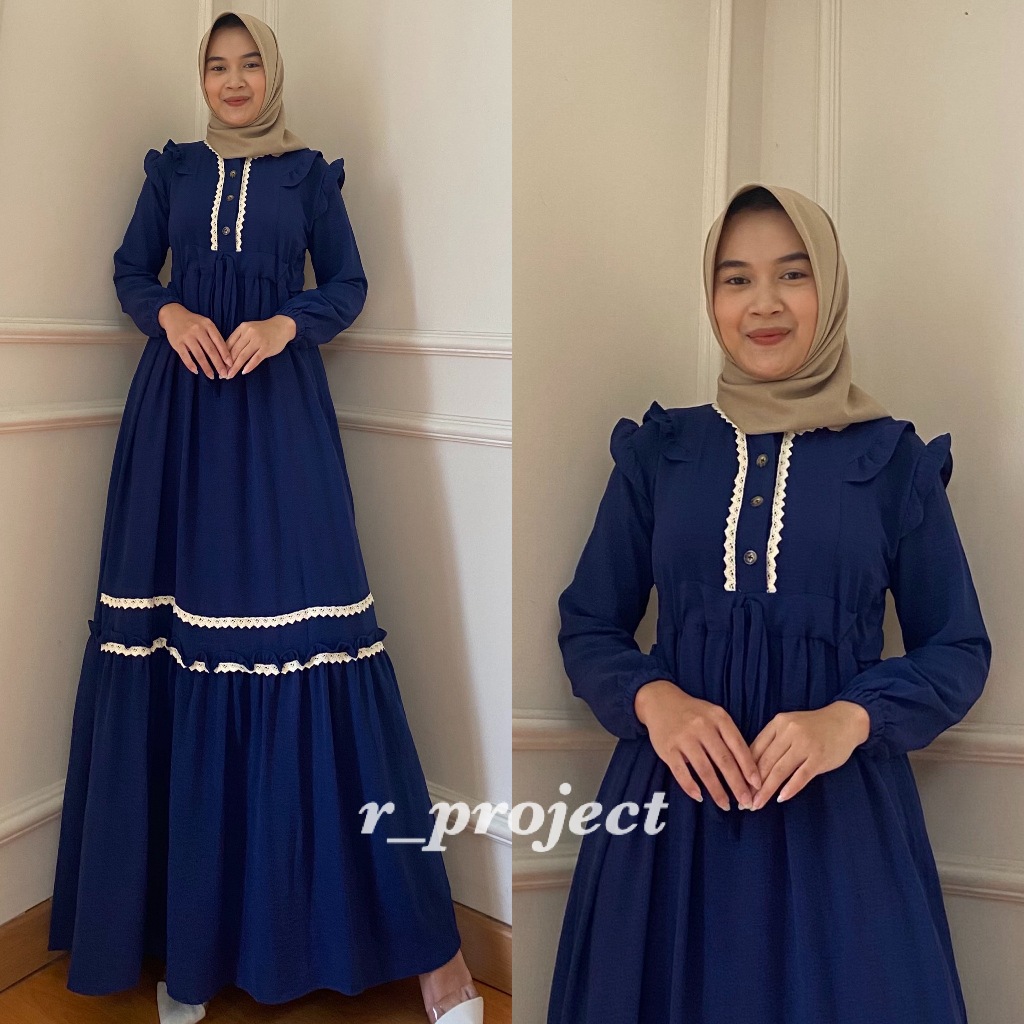 5l XXXL XXL XL L M S Jumbo Equina Maxi Dress Shopee Malaysia