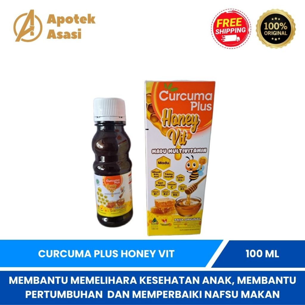 Curcuma Plus Honey Vit Original Flavor 100ml Shopee Malaysia