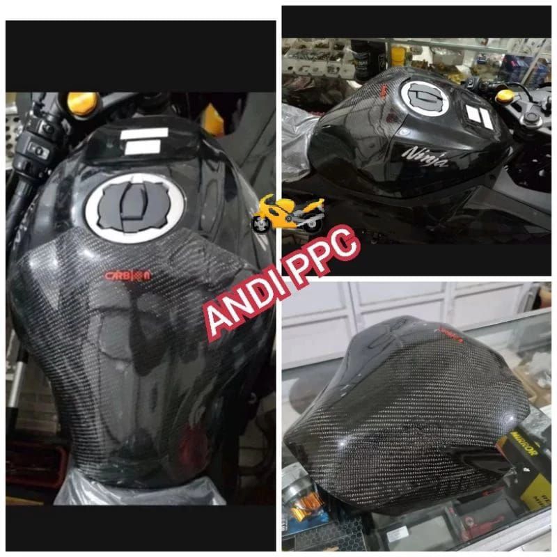 Half Tankpad Kawasaki Ninja Zx R Carbon Kevlar Shopee Malaysia