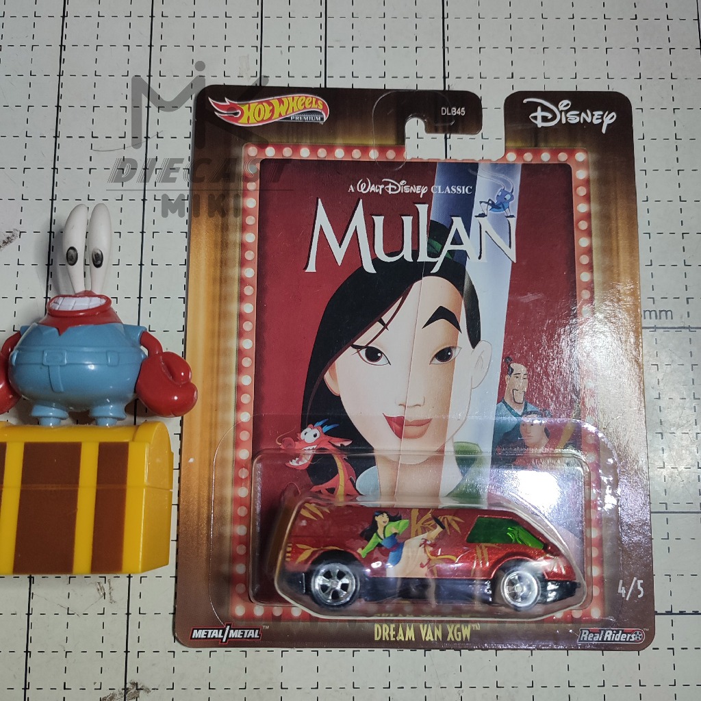Hot WHEELS DREAM VAN XGW PREMIUM DISNEY MULAN Series Shopee Malaysia