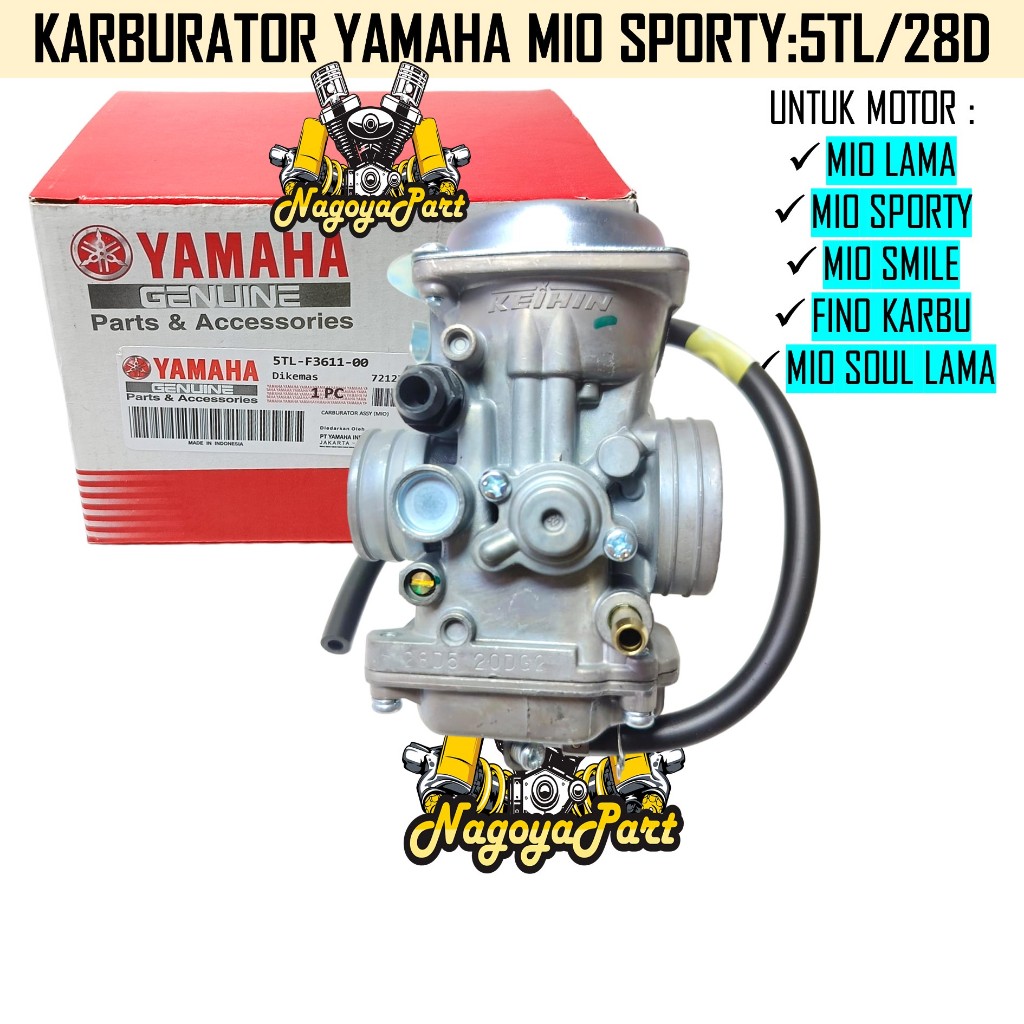 Keihin Mio Sporty Mio Soul Carburetor Carburetor Fino Nuovo 5TL A