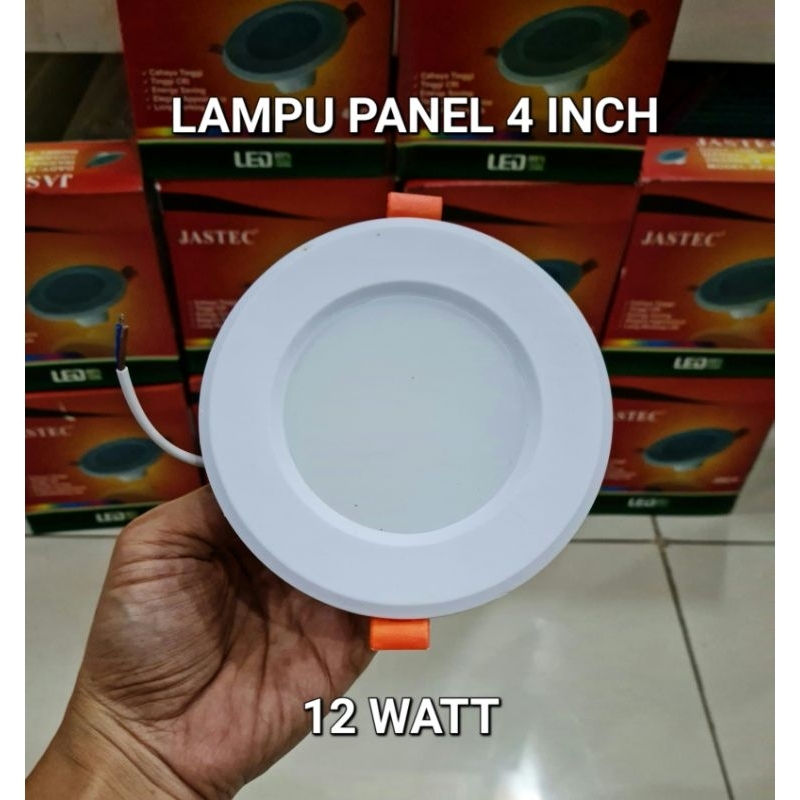 CAHAYA PUTIH Panel 12 WATT LED DOWNLIGHT 4 INCH Energy Saving 80