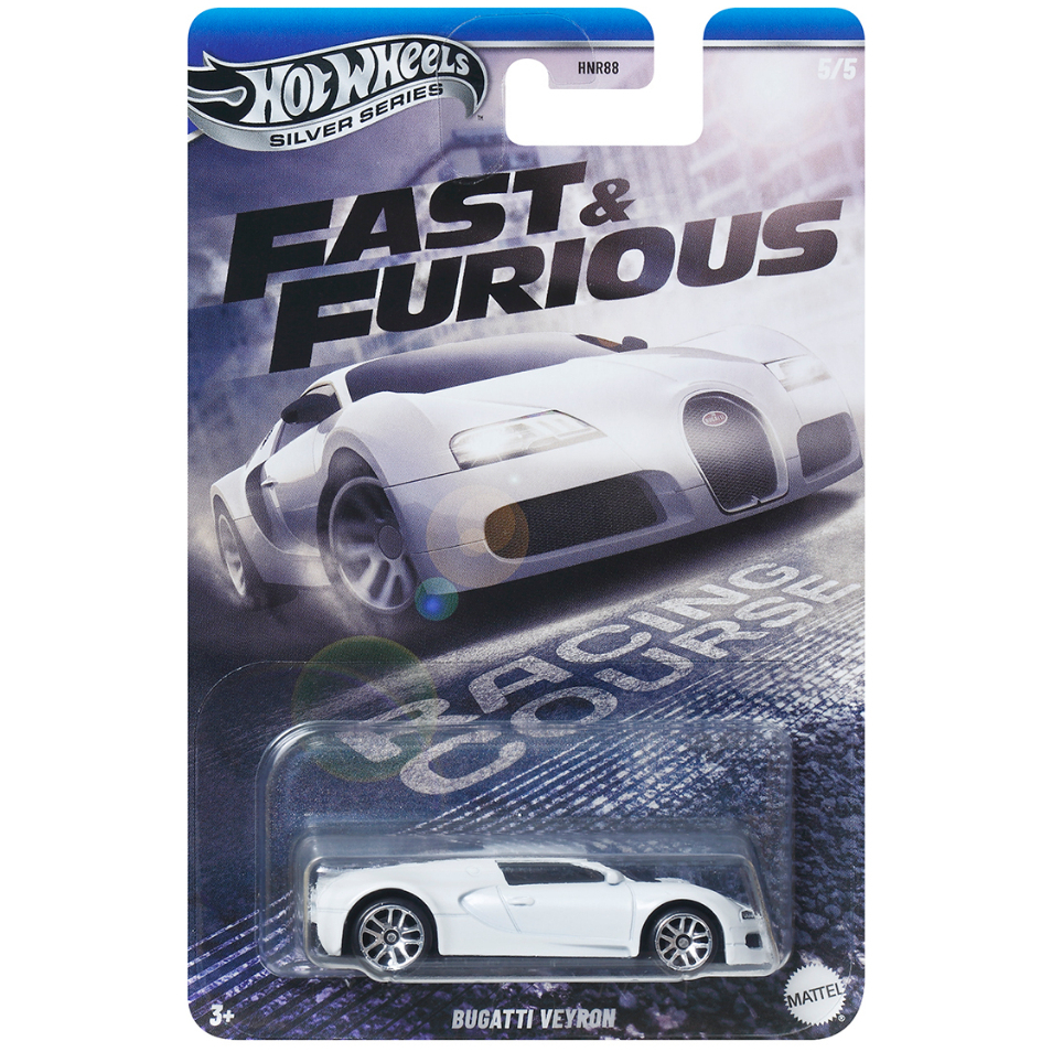 Hot Wheels Bugatti Veyron Fast Furious Racing Course White Shopee Malaysia