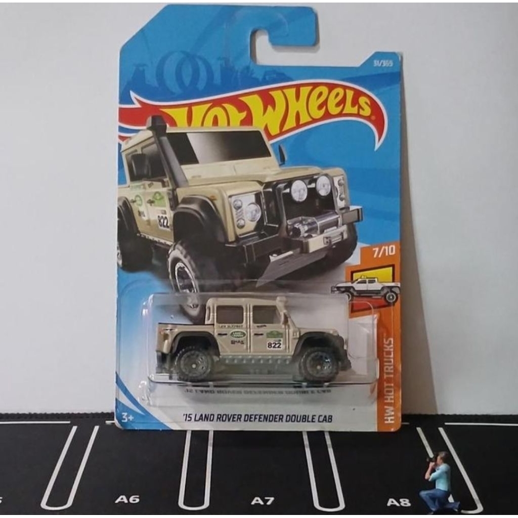 Hot Wheels 15 Land Rover Defender Double Cab Shopee Malaysia