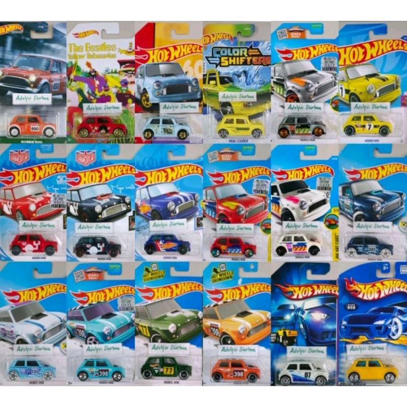 Hot Wheels Morris Mini Cooper Factory Sealed The Beatles Yellow