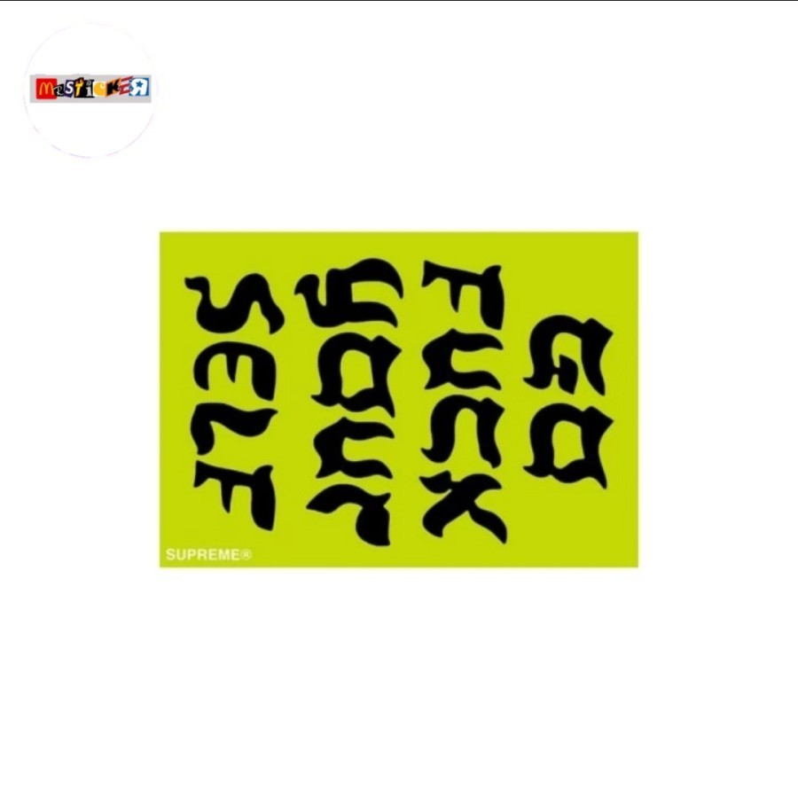 Supreme Go Fuck Yourself Sticker Streetwear Sticker Shopee Malaysia