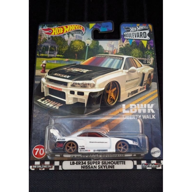 Hot Wheels Premium LB ER34 Super Silhouette Nissan Skyline LBWK