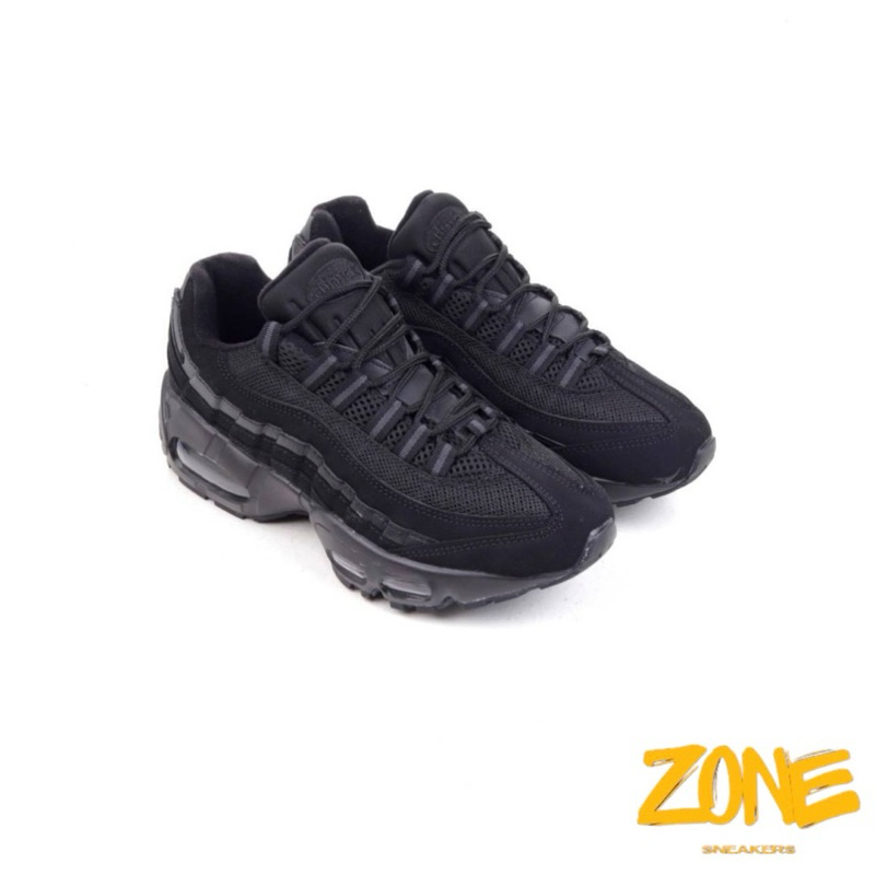 Original Nike Air Max 95 Essential Triple Black Sneakers Shopee Malaysia