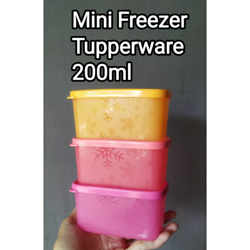 Mini Square Ml Refrigerator Freezer Container New Tupperware